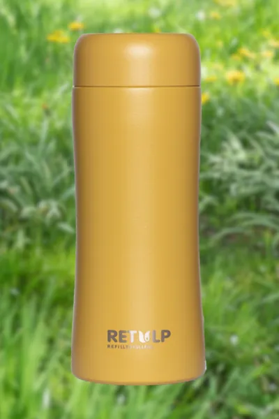 Retulp thermosfles 300ml geel