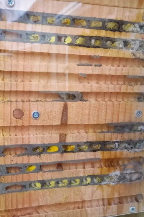 oberservatiehuisje bijdemaker gevuld met bij