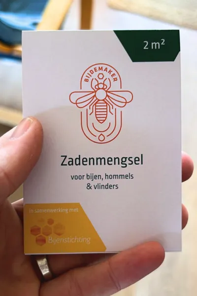 Bijdemaker zadenmengsel voor bijen, hommels en vlinders